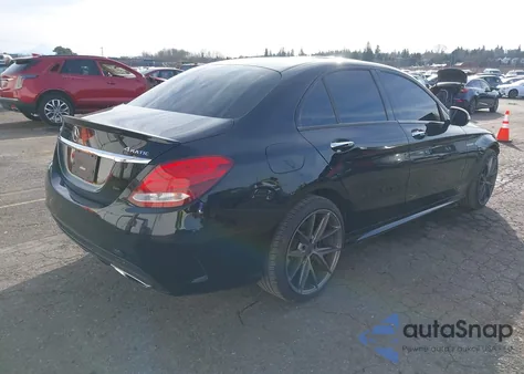 2017 Mercedes-Benz C 300 Sport 4Matic from USA, damaged, VIN 55SWF4KBXHU182221